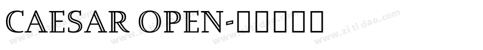 Caesar Open字体转换